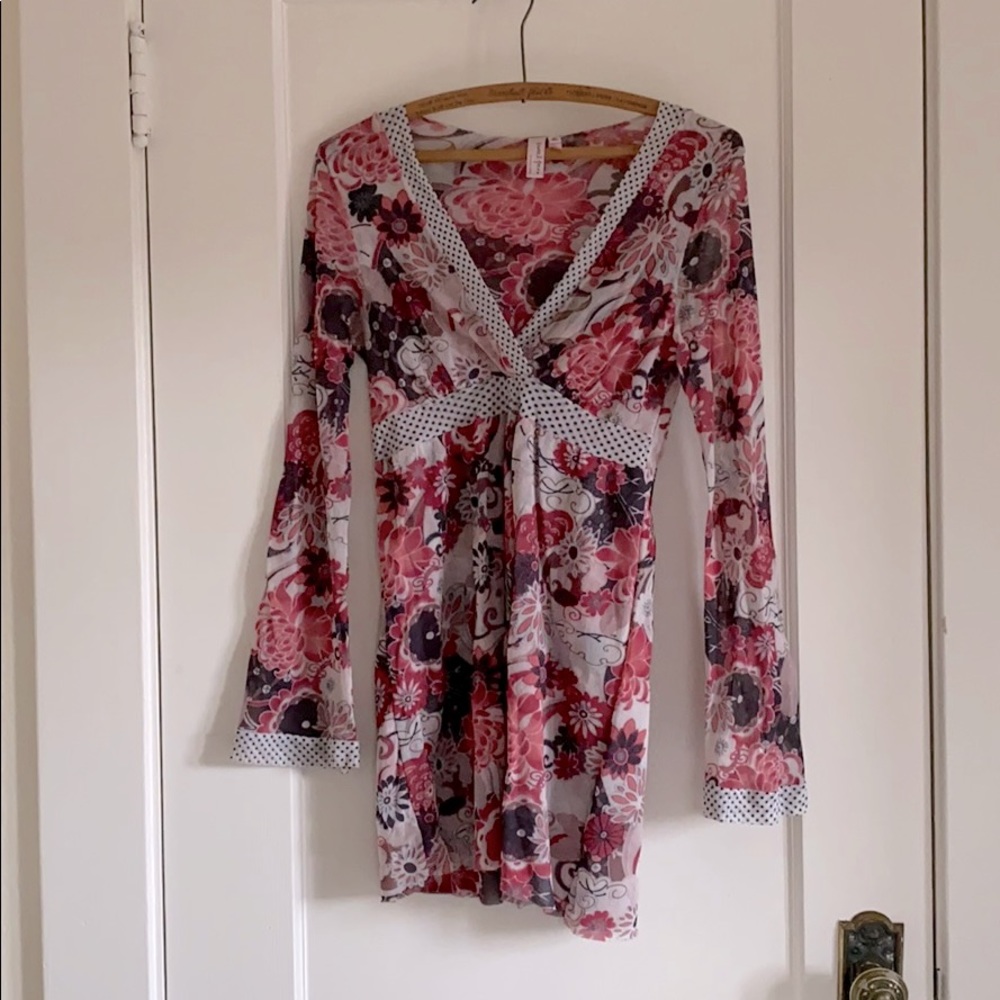 Mesh flower top